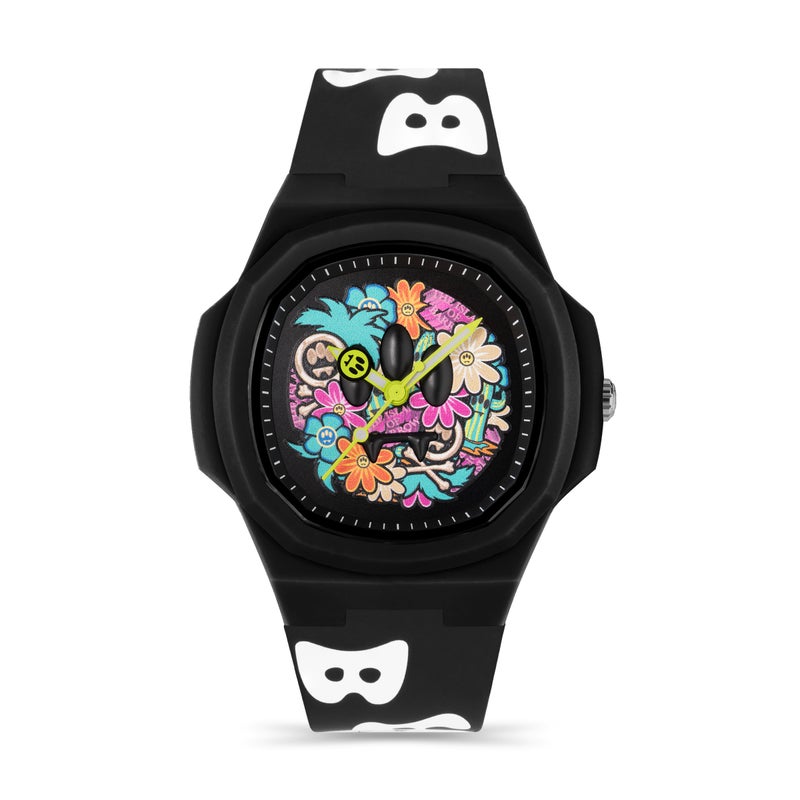 Barrow BWW00370 Black Dial Silicone Strap Watch for Unisex, 48mm - Image 1